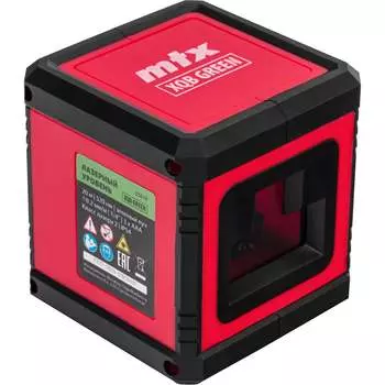 Лазерный уровень MTX xqb green basic set 35019