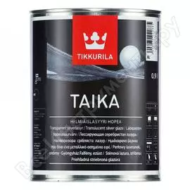 Лазурь tikkurila taika перламутровая, лессирующая, база kl, золотистый 0,9л 81860760110