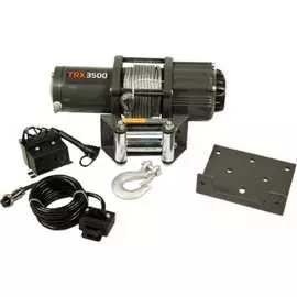 Лебедка для квадроцикла 4REVO 12В, со стальным тросом 4R-W351A