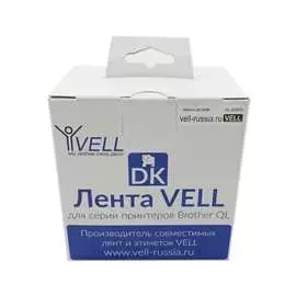 Лента 22223 Brother Vell VL-B-DK 320131