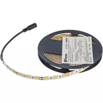 Светодиодная лента FERON LED 60шт/м, 5м,14.4Вт/м,12в 27646