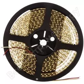 Лента led 3528/120-smd 9.6w 12v dc теплый белый ip66 блистер 5м gauss eb311000110
