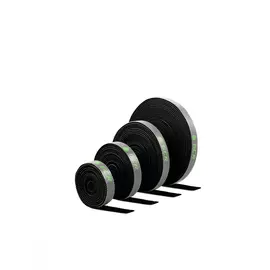 Лента липучка для стяжки gcr 1.0 м, черная, нейлон viv51i417