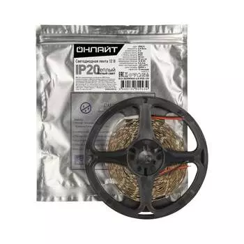 Лента ОНЛАЙТ OLS-2835WW60-4.8-IP20-12V 80943