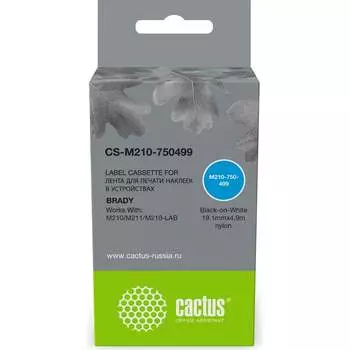 Ленточный картридж для Brady M210/M211/M210-LAB Cactus CS-M210-750499 M210-750-499 1990024