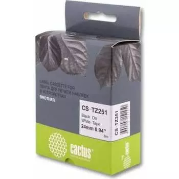 Ленточный картридж для brother 1010/1280/1280vp/2700vp Cactus tze-251 CS-TZ251