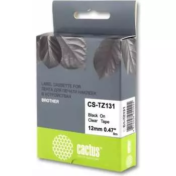 Ленточный картридж для brother 1010/1280/1830vp/7600vp Cactus tze-131 CS-TZ131