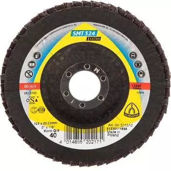 Лепестково-тарельчатый шлифовальный круг Klingspor 321510