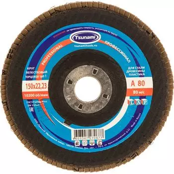 Лепестковый круг Tsunami КЛТ1 PROF D96100000P15080