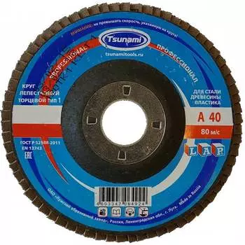 Лепестковый круг Tsunami КЛТ1 PROF D96100000P18081