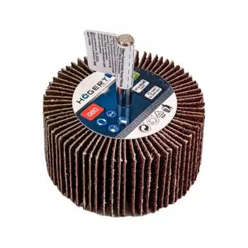 Лепестковый радиальный шлифовальный круг HOEGERT TECHNIK HT8D011