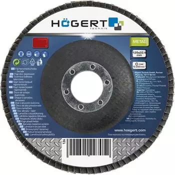 Лепестковый шлифовальный круг HOEGERT TECHNIK HT8D051