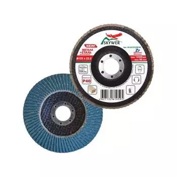 Лепестковый торцевой круг SKYWER SK-KLTZ125P40