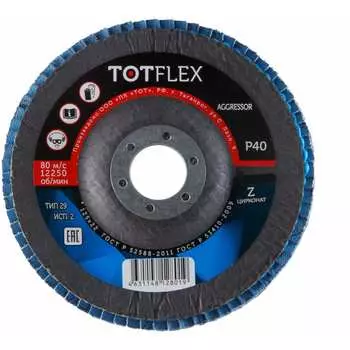 Лепестковый торцевой круг TOTFLEX AGGRESSOR 4631166199572
