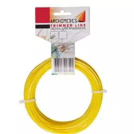 Леска для триммера (2.0 мм; 30 м; треугольник) archimedes 90851