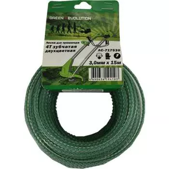 Леска для триммера GREEN REVOLUTION ЛС-717530