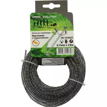 Леска для триммера GREEN REVOLUTION ЛС-715027