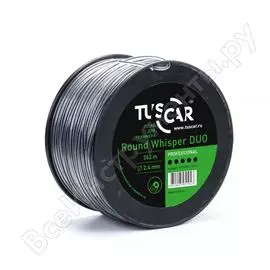 Леска для триммера TUSCAR Round Whisper DUO Professional 10172524-262-4
