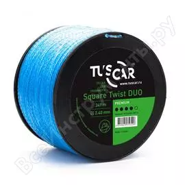 Леска для триммера TUSCAR Square Twist DUO Premium 10142424-349-4