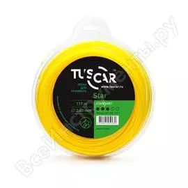 Леска для триммера TUSCAR Star Standart 10121324-117-1
