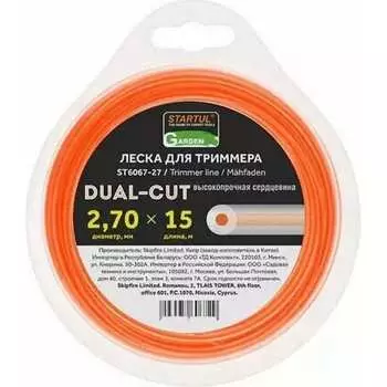 Леска для триммера STARTUL Garden DUAL-CUT ST6067-27