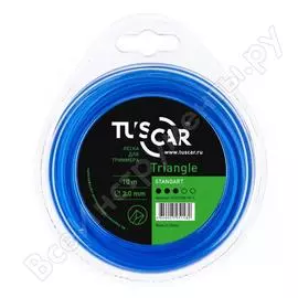 Леска для триммера TUSCAR Triangle Standart 10151330-10-1