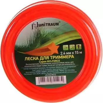 Леска для триммера UNITRAUM UN-NS24B15
