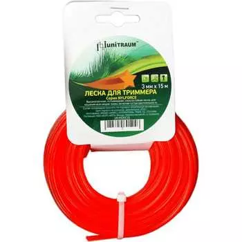 Леска для триммера UNITRAUM UN-NS30C15