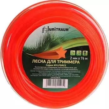 Леска для триммера UNITRAUM UN-NS20B76