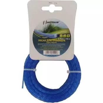 Леска для триммера UNITRAUM UN-TC24C15
