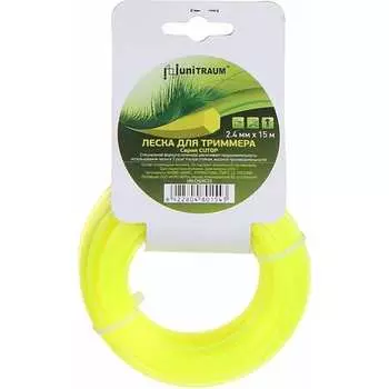 Леска для триммера UNITRAUM UN-CH24C15