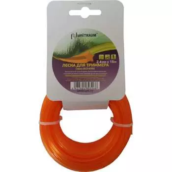 Леска для триммера UNITRAUM UN-EES24C15