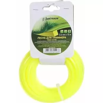 Леска для триммера UNITRAUM UN-CQ24C15