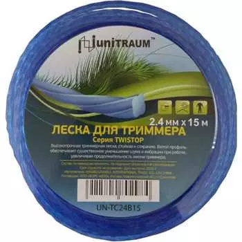 Леска для триммера UNITRAUM UN-TC24B15