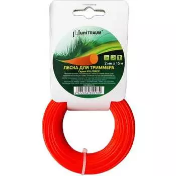Леска для триммера UNITRAUM UN-NR20C15