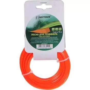 Леска для триммера UNITRAUM UN-NQ20C15