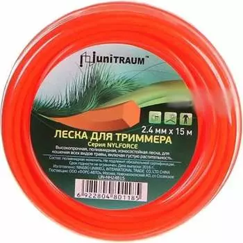 Леска для триммера UNITRAUM UN-NH24B15