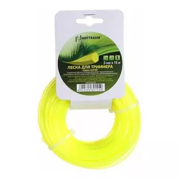 Леска для триммера UNITRAUM UN-CH30C15