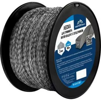 Леска для триммера VERTEX vertextools YK-444-3-168