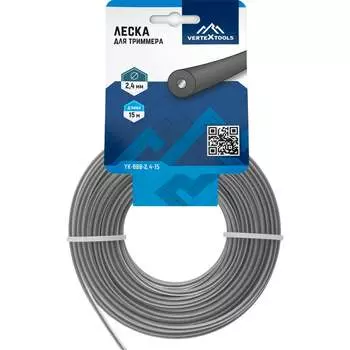 Леска для триммера vertextools YK-888-2.4-15