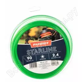 Леска standart (2.4 мм; 90 м; звезда) patriot 805201048