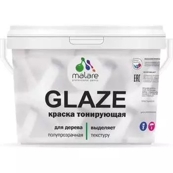 Лессирующая тонирующая краска по дереву MALARE Glaze 2036769822360