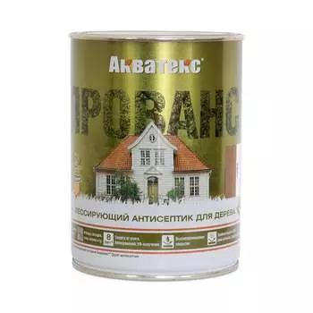 Лессирующий антисептик для древесины АКВАТЕКС Прованс 205708