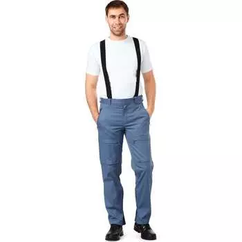 Летние мужские брюки техноавиа пилот серо-синие, размер 124, рост 170 3975ii