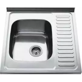 Левая накладная кухонная мойка KAISER