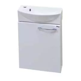 Левая подвесная тумба под умывальник Мелана EMMY Мия 46 310045