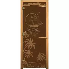 Левая стеклянная дверь Везувий