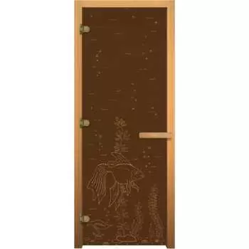 Левая стеклянная дверь Везувий