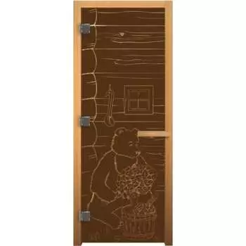 Левая стеклянная дверь Везувий