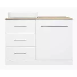 Левая тумба под стиральную машину Misty Респект -110 Э-Рес01110-13ЯЛ